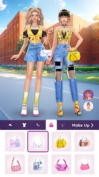 College Dress Up for Girls (Капель Макеовер)  [МОД Все открыто] Screenshot 5