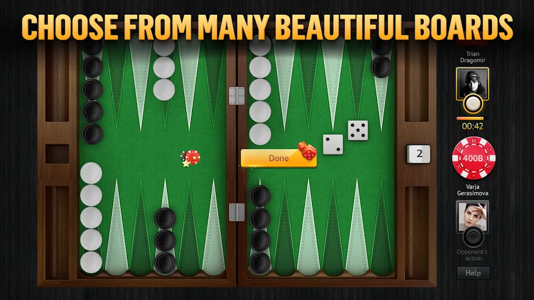 PlayGem Backgammon Play Live  [МОД Меню] Screenshot 5