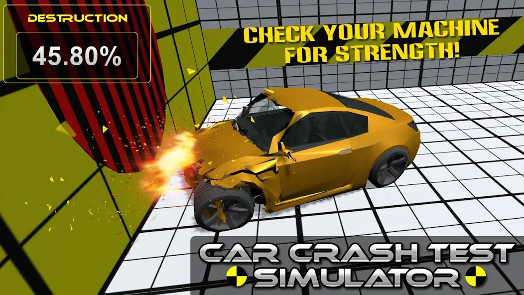 Car Crash Test Simulator  [МОД Unlimited Money] Screenshot 1