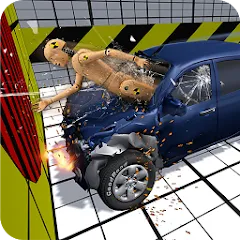 Скачать взлом Car Crash Test Simulator  [МОД Unlimited Money] - стабильная версия apk на Андроид