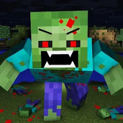 Взломанная Zombie Apocalypse map for MCPE  [МОД Много денег] - стабильная версия apk на Андроид