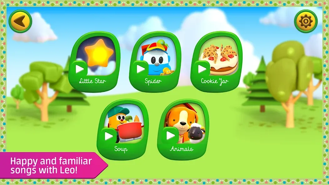 Leo kids songs and music games  [МОД Menu] Screenshot 4