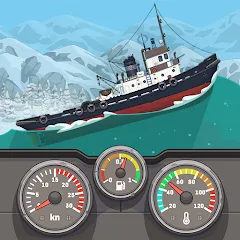 Скачать взломанную Ship Simulator: Boat Game (Шип Симулятор)  [МОД Все открыто] - стабильная версия apk на Андроид