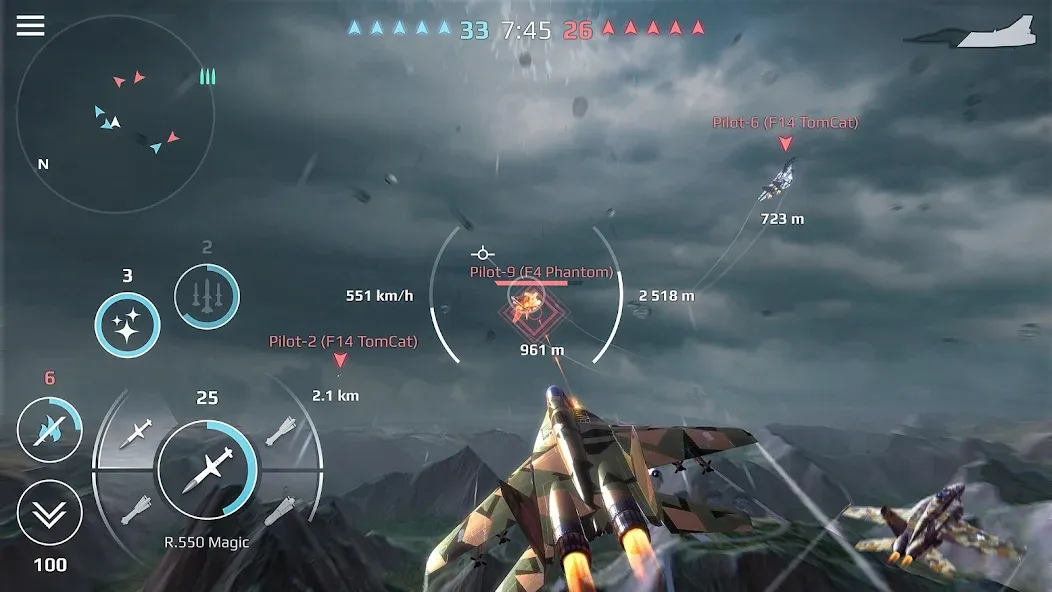 Sky Combat: War Planes Online (Скай Комбат)  [МОД Unlocked] Screenshot 1