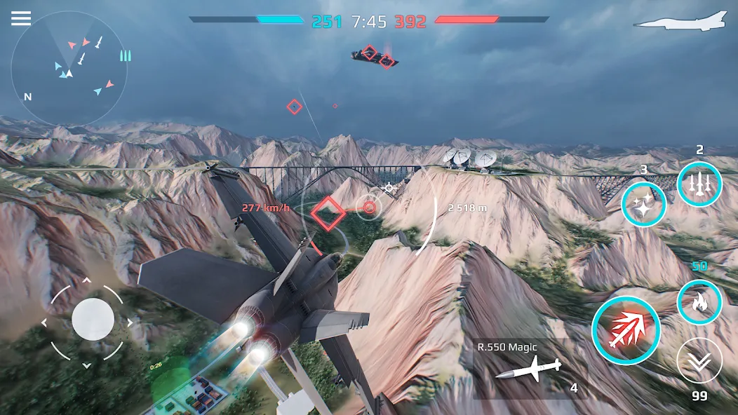 Sky Combat: War Planes Online (Скай Комбат)  [МОД Unlocked] Screenshot 2