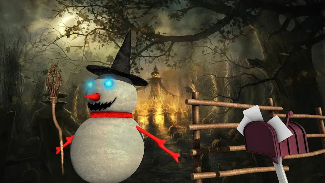 Evil Scary Snowman  Games 3d (Ивил Скари Сноумэн Геймс 3д)  [МОД Меню] Screenshot 2