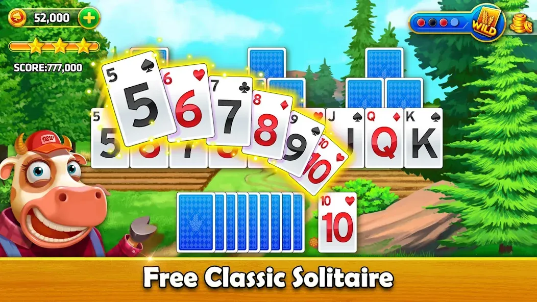 Solitaire Tripeaks - Farm Trip (Фарм Джорни)  [МОД Unlimited Money] Screenshot 5