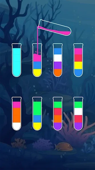 SortPuz™: Water Sort Puzzle (СортПаз)  [МОД Бесконечные деньги] Screenshot 2