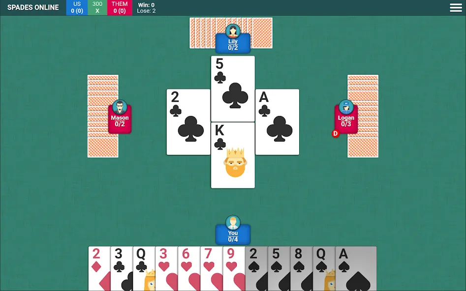 Spades Card Game (Спейдс Карточная Игра)  [МОД Бесконечные монеты] Screenshot 5