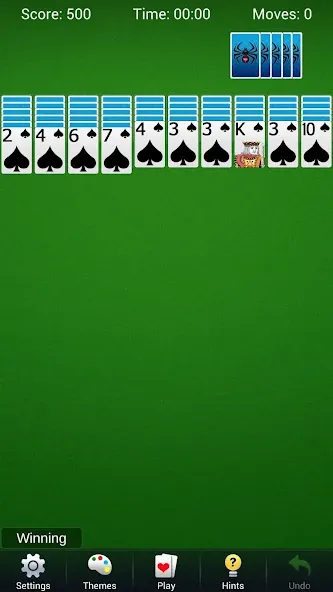 Spider Solitaire - Card Games  [МОД Unlimited Money] Screenshot 4