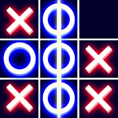 Взломанная Tic Tac Toe 2 Player: XOXO  [МОД Меню] - полная версия apk на Андроид