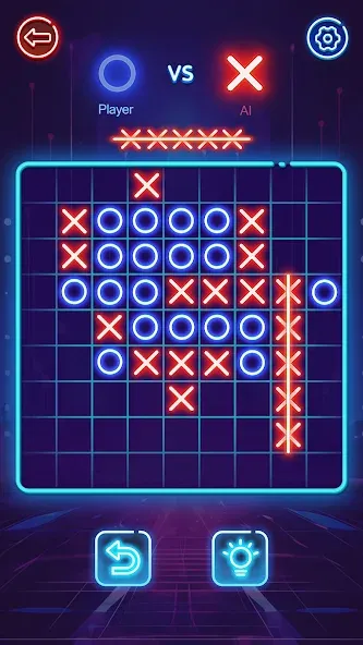 OX Game - XOXO · Tic Tac Toe  [МОД Много монет] Screenshot 5