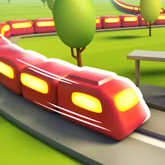 Скачать взломанную Train Adventure - Line Game (Трейн Эдвенчер)  [МОД Menu] - стабильная версия apk на Андроид