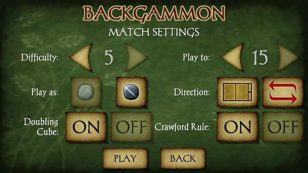 Backgammon (Бэкгаммон)  [МОД Много монет] Screenshot 3