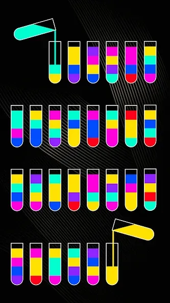 SortPuz 3D: Water Color Sort (СортПаз 3Д)  [МОД Menu] Screenshot 3