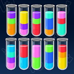 Скачать взлом SortPuz 3D: Water Color Sort (СортПаз 3Д)  [МОД Menu] - полная версия apk на Андроид