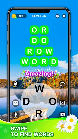 Word Connect - Train Brain (Ворд Коннект)  [МОД Menu] Screenshot 1