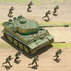 Взломанная Heroes of Wars: WW2 Battles (2 (Хероэс оф Варс)  [МОД Бесконечные монеты] - стабильная версия apk на Андроид